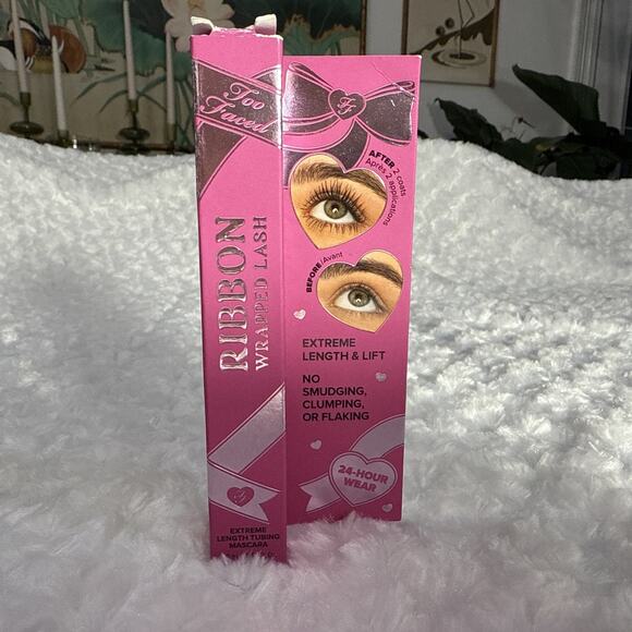 Too Faced Ribbon Wrapped Lashes Tubing Mascara ~ NIB Full Size .27 Oz - Picture 1 of 4